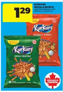 Real Canadian Superstore KURKURE MASALA MUNCH, 115 G offer