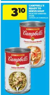 Real Canadian Superstore CAMPBELL'S READY TO SERVE SOUP, 515 ML offer
