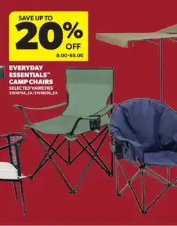 Real Canadian Superstore EVERYDAY ESSENTIALS CAMP CHAIRS offer