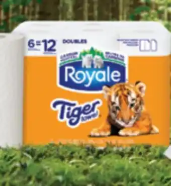 Real Canadian Superstore ROYALE TIGER TOWEL PAPER TOWELS 6 = 12 ROLLS offer