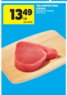 Real Canadian Superstore YELLOWFIN TUNA STEAKS offer