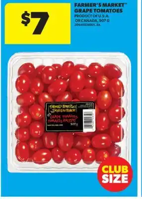 Real Canadian Superstore FARMER'S MARKET GRAPE TOMATOES, 907 G offer