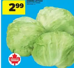 Real Canadian Superstore ICEBERG LETTUCE offer