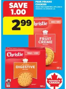 Real Canadian Superstore PEEK FREANS COOKIES, 275-350 G offer
