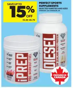 Real Canadian Superstore PERFECT SPORTS SUPPLEMENTS offer