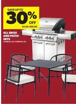 Real Canadian Superstore ALL BBQS AND PATIO SETS offer