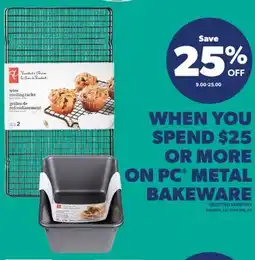 Real Canadian Superstore PC METAL BAKEWARE offer