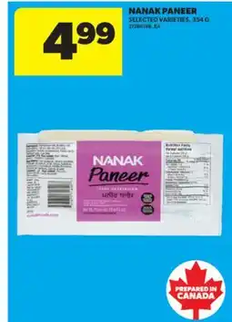 Real Canadian Superstore NANAK PANEER, 354 G offer