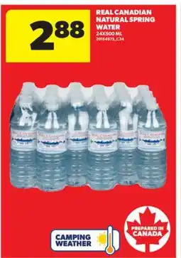 Real Canadian Superstore REAL CANADIAN NATURAL SPRING WATER, 24X500 ML offer