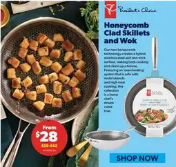 Real Canadian Superstore HONEYCOMB CLAD SKILLETS AND WOK offer