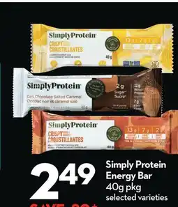 Longo's Simply Protein Energy Bar offer