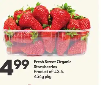 Longo's Fresh Sweet Organic Strawberries offer