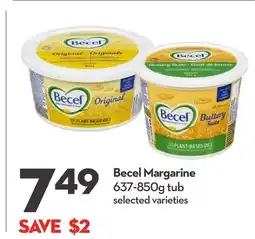 Longo's Becel Margarine offer