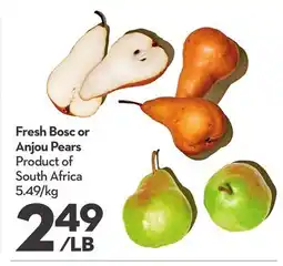 Longo's Fresh Bosc or Anjou Pears offer