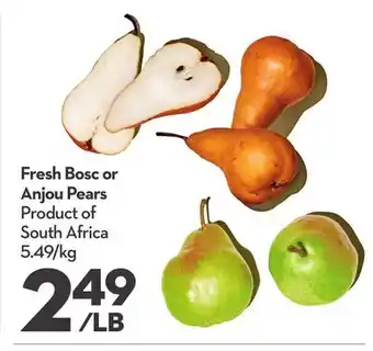 Longo's Fresh Bosc or Anjou Pears offer