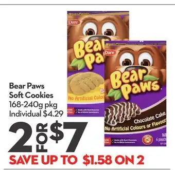 Longo's Bear Paws Sof Cookies offer