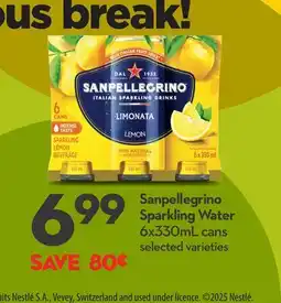 Longo's Sanpellegrino Sparkling Water offer