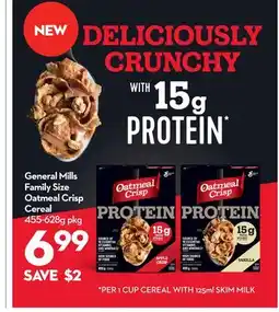 Longo's General Mills Family Size Oatmeal Crisp Cereal offer
