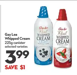 Longo's Gay Lea Whipped Cream offer