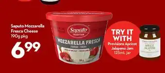 Longo's Saputo Mozzarella Fresca Cheese offer