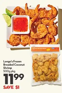 Longo's Longo's Frozen Breaded Coconut Shrimp offer