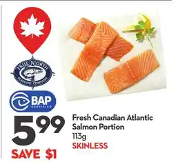 Longo's Fresh Canadian Atlantic Salmon Portion offer