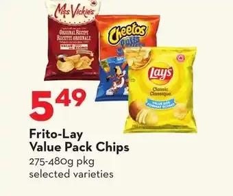 Longo's Frito-Lay Value Pack Chips offer