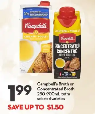 Longo's Campbell's Broth or Concentrated Broth offer