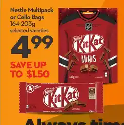 Longo's Nestle Multipack or Cello Bags offer