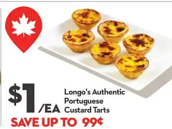 Longo's Longo's Authentic Portuguese Custard Tarts offer