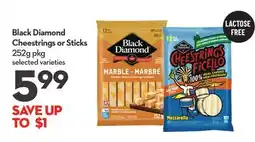 Longo's Black Diamond Cheestrings or Sticks offer