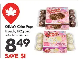 Longo's Olivia's Cake Pops offer
