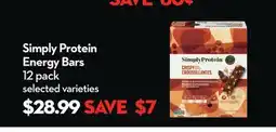 Longo's Simply Protein Energy Bars offer