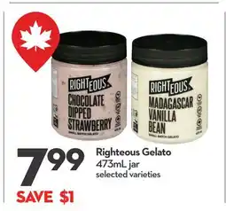 Longo's Righteous Gelato offer