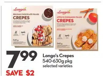 Longo's Longo's Crepes offer