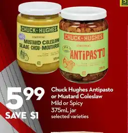 Longo's Chuck Hughes Antipasto or Mustard Coleslaw offer