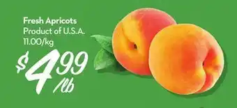 Longo's Fresh Apricots offer