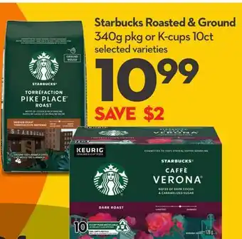 Longo's Starbucks Roasted & Ground offer