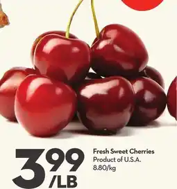 Longo's Fresh Sweet Cherries offer