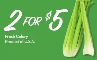 Longo's Fresh Celery offer