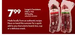 Longo's Longo's Cacciatore Mild or offer