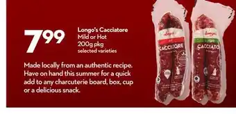 Longo's Longo's Cacciatore Mild or offer