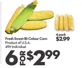 Longo's Fresh Sweet Bi-Colour Corn offer