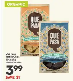 Longo's Que Pasa Tortilla Chips offer