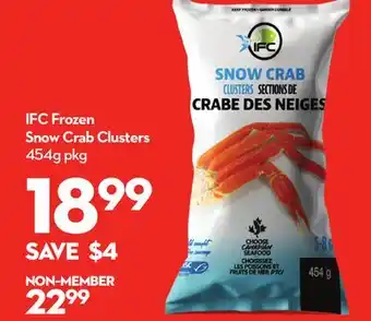 Longo's IFC Frozen Snow Crab Clusters offer