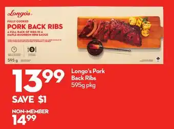 Longo's Longo's Pork Back Ribs offer