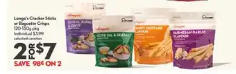 Longo's Longo's Cracker Sticks or Baguette Crisps offer