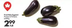 Longo's Fresh Baby Eggplant offer