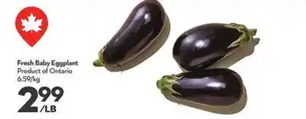 Longo's Fresh Baby Eggplant offer