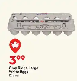 Longo's Gray Ridge Large White Eggs offer